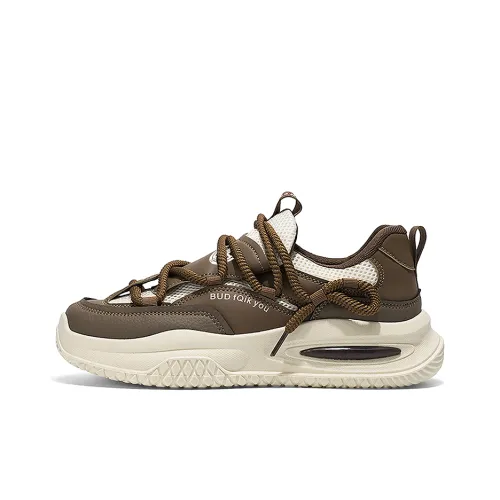 Yi Jiabao Cushioning Slip Resistant Low Top Chunky Sneakers Men's