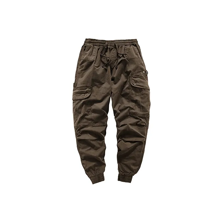 VIP Drawstring Elastic Cuff Casual Pants Men's-3