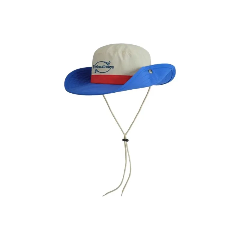FREE RABBITⅡ Summer Sun Protection Drawstring Large Brim Mountaineering Cap Bucket Hats Unisex-1
