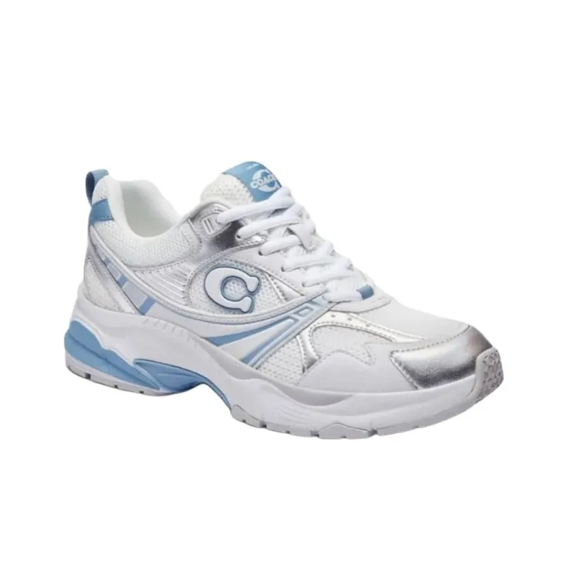 COACH Low Top Casual Shoes Women's White-2