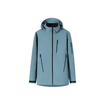 Anta Waterproof And Windproof Windbreaker Jacket Men's Swallow Mountain Blue