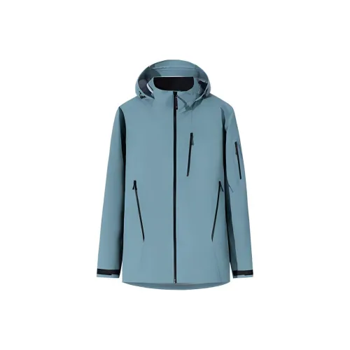 Anta Waterproof And Windproof Windbreaker Jacket Men's Swallow Mountain Blue