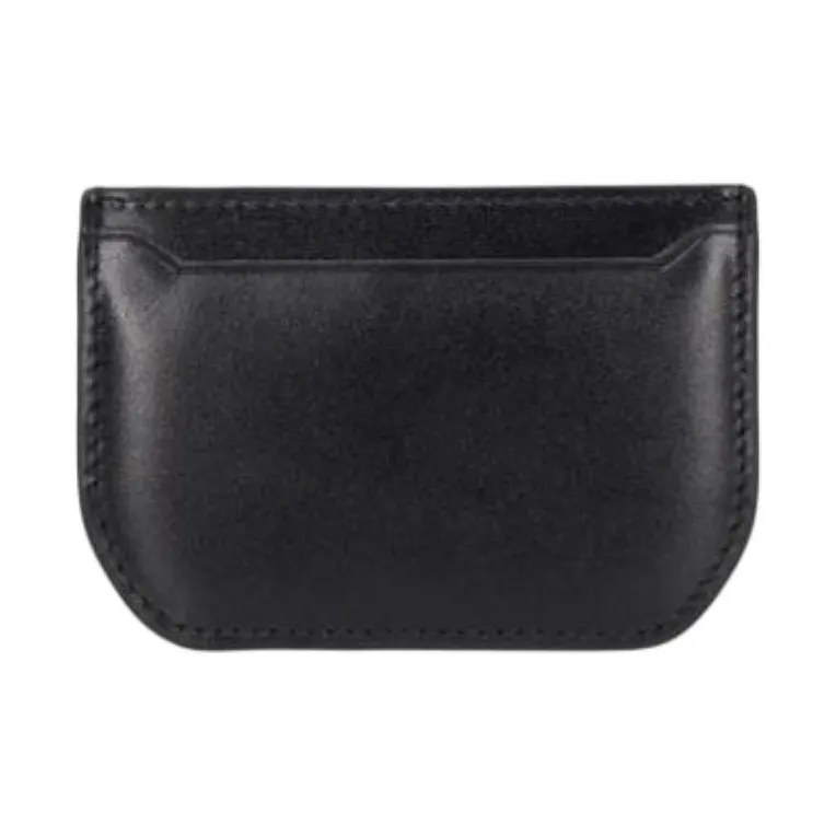 Lemaire Calfskin Card Holder Women's Black-3
