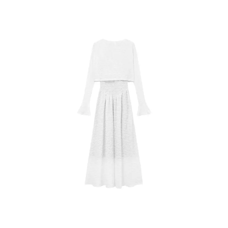 PLANE DRIFT Skirt Set Women's White-1