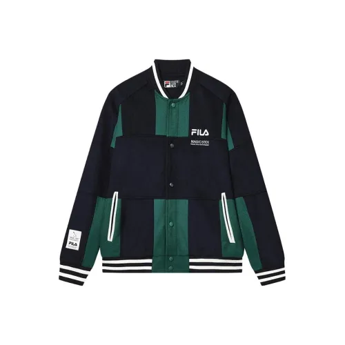 FILA Baseball Jerseys Men Secret Mirror Blue