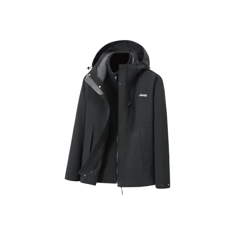 Jeep Hiking Outdoor Hiking Urban Living/Travel/Commuting Windproof And Warm Water Repellent Windbreaker Jackets Unisex-0