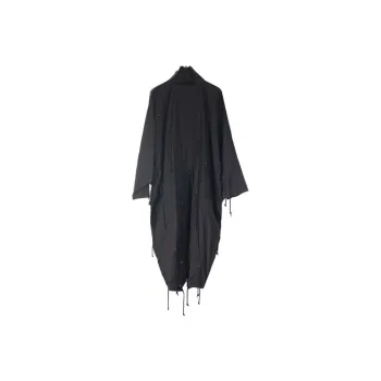 Yohji Yamamoto Trench Coats Unisex Black
