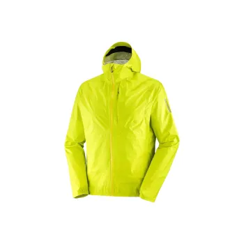 SALOMON BONATTI WATERPROOF Jackets Coats Men's Sulfur Yellow