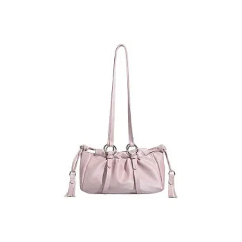 HAWA PU Shoulder Bag Women's Light Pink/Black/White