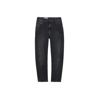 ABLE JEANS Unisex Vintage Washed Black
