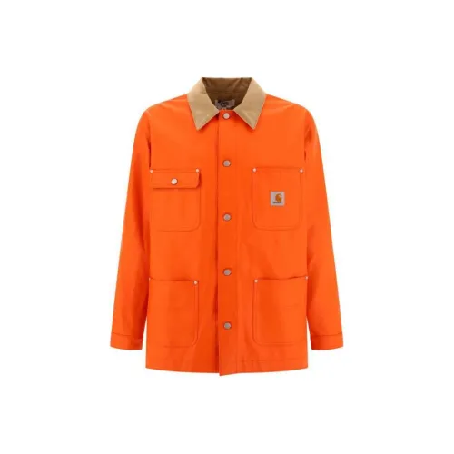 JUNYA WATANABE X Carhartt Logo Patch Buttoned Jacket