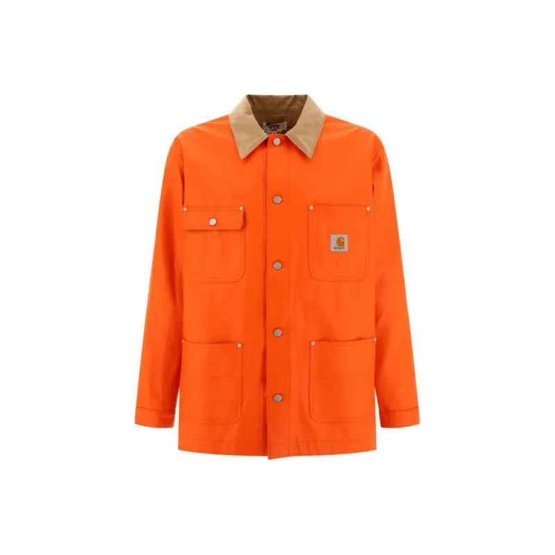 JUNYA WATANABE X Carhartt Logo Patch Buttoned Jacket-0