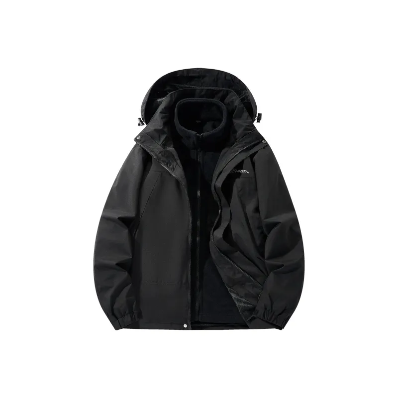 Feiyue Water-Resistant Windproof Warm Cold-Resistant Windbreaker Jacket Unisex-11