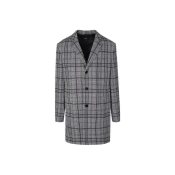 HUGO BOSS Shayne Checked Coat