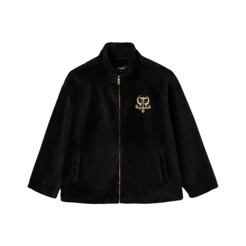 Boy London Velvet feel Coat Unisex Black-0