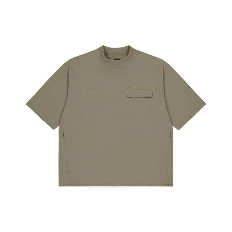 New Balance MET 24 T Shirt Men's Medium Brown Gray-0