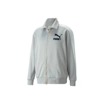 PUMA Fall 2022 T7 Collection Jackets & Coats Men's Gray Purple