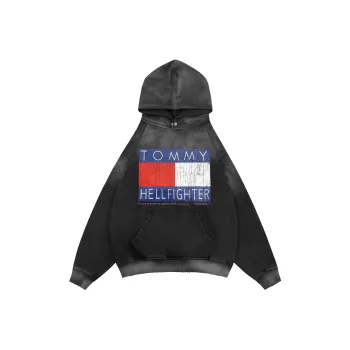 False Perception Tommy Sweatshirt Unisex Washed Black