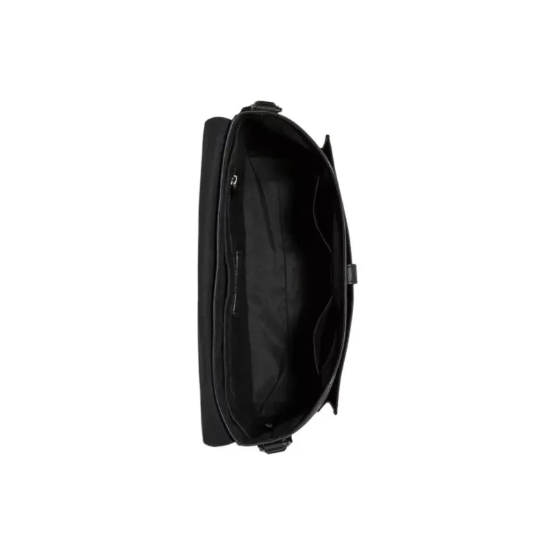 COACH Hudson Canvas With Leather Messenger Bag Shoulder Bag Crossbody Bag Large Size Men's Black Brown Multicolor-1