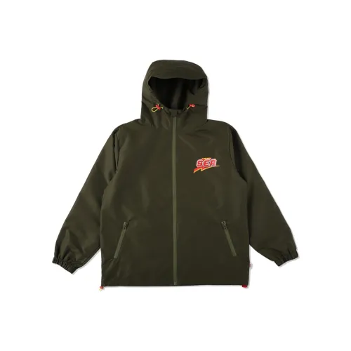 WIND AND SEA Nissin UFO Instant Noodles Jackets Unisex Black