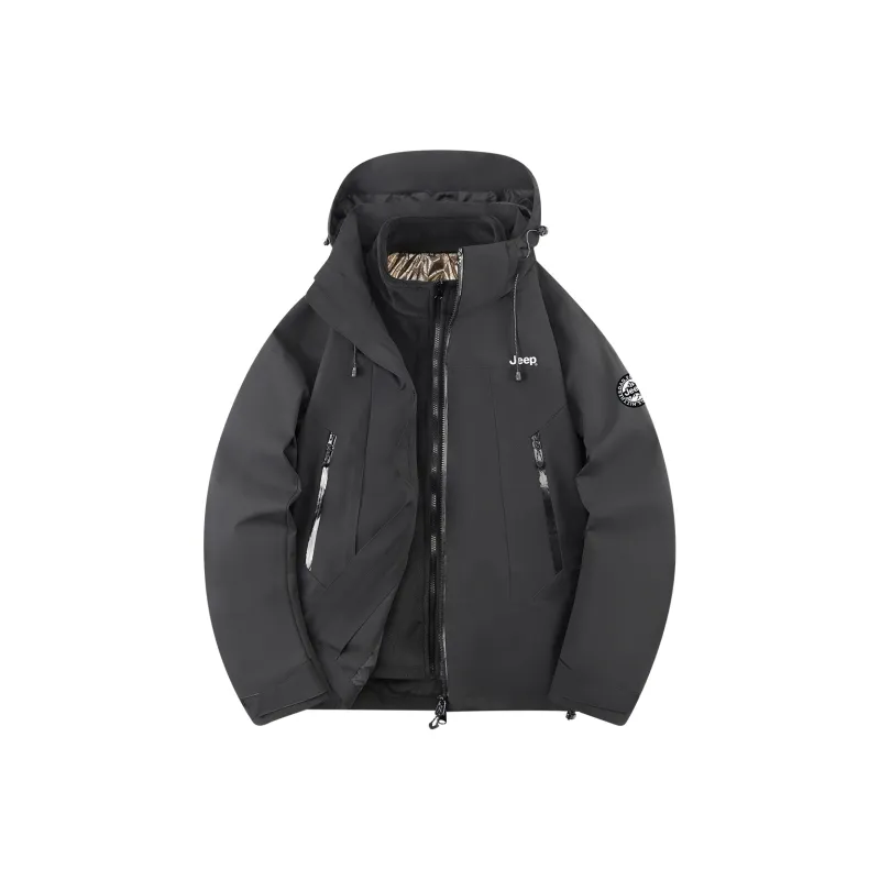 Jeep Urban Living/Travel/Commuting Keep Warm And Windproof Windbreaker Jacket Unisex-6