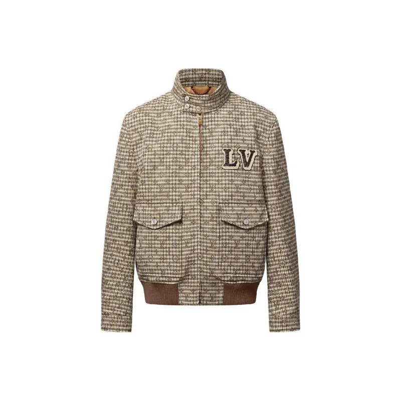 Lv Monogram Wool Harrington Blouson-0