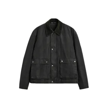 ZARA Jackets Men Black