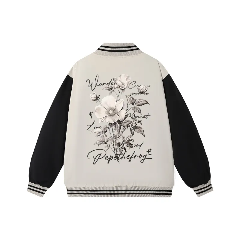 Pepe The Frog Baseball Jacket Unisex-10