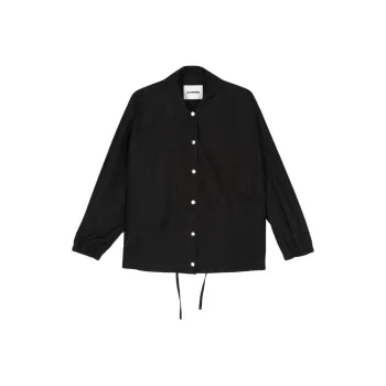 JIL SANDER Logo print Cotton Shirt Jacket