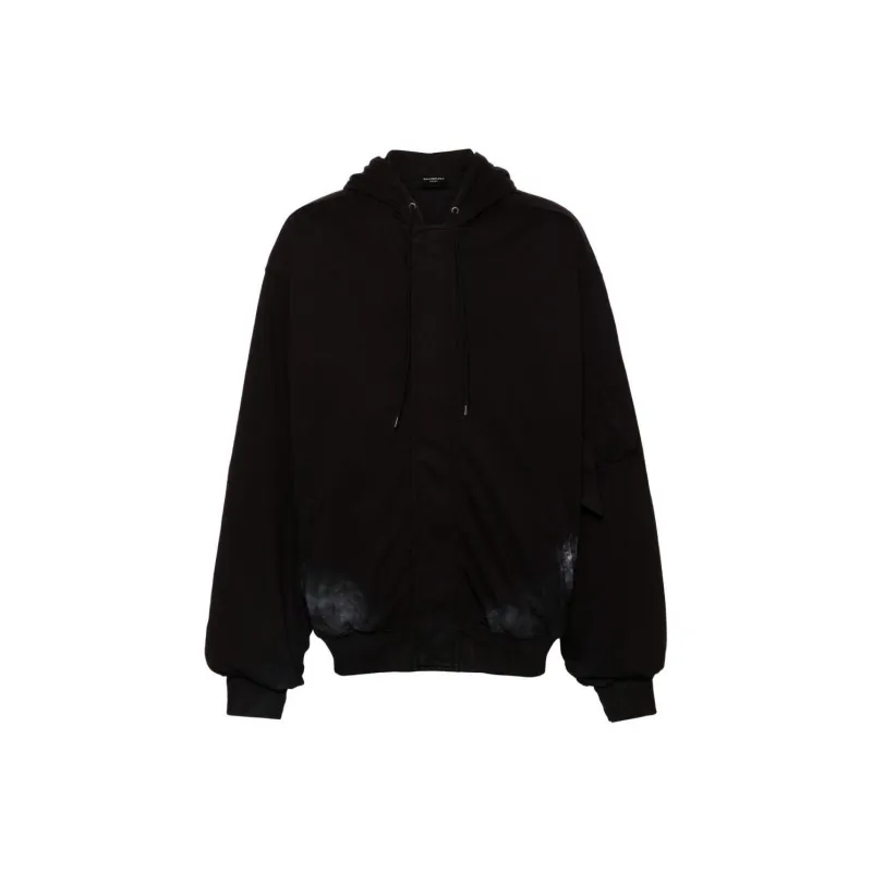 Balenciaga Logo print Padded Jacket-0