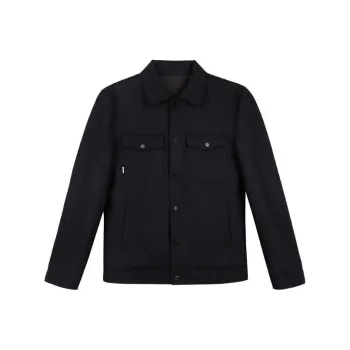 Wit Puffer Jackets Men Black