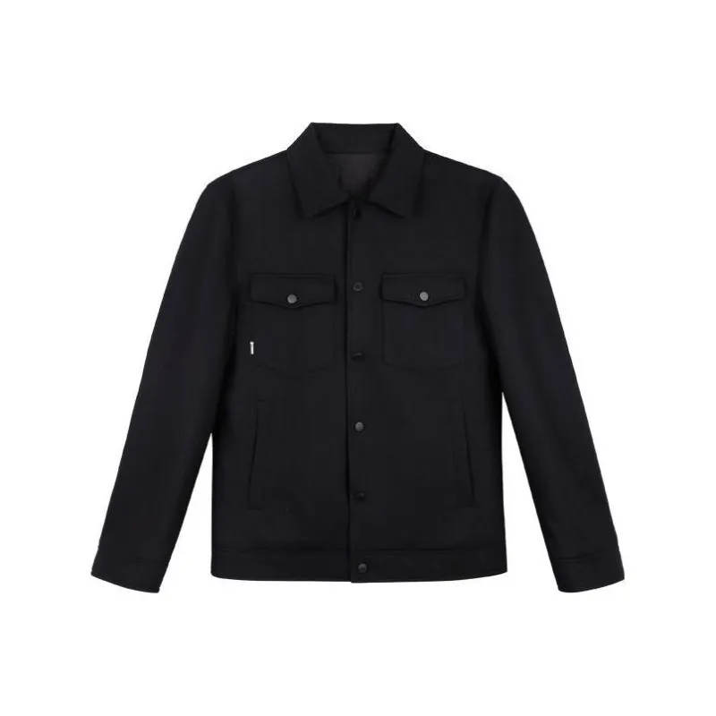 Wit Puffer Jackets Men Black-0