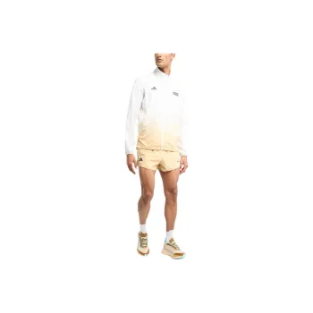 Adidas AdizeroESSENTIALS FW24 Jacket Men's White/Yellow