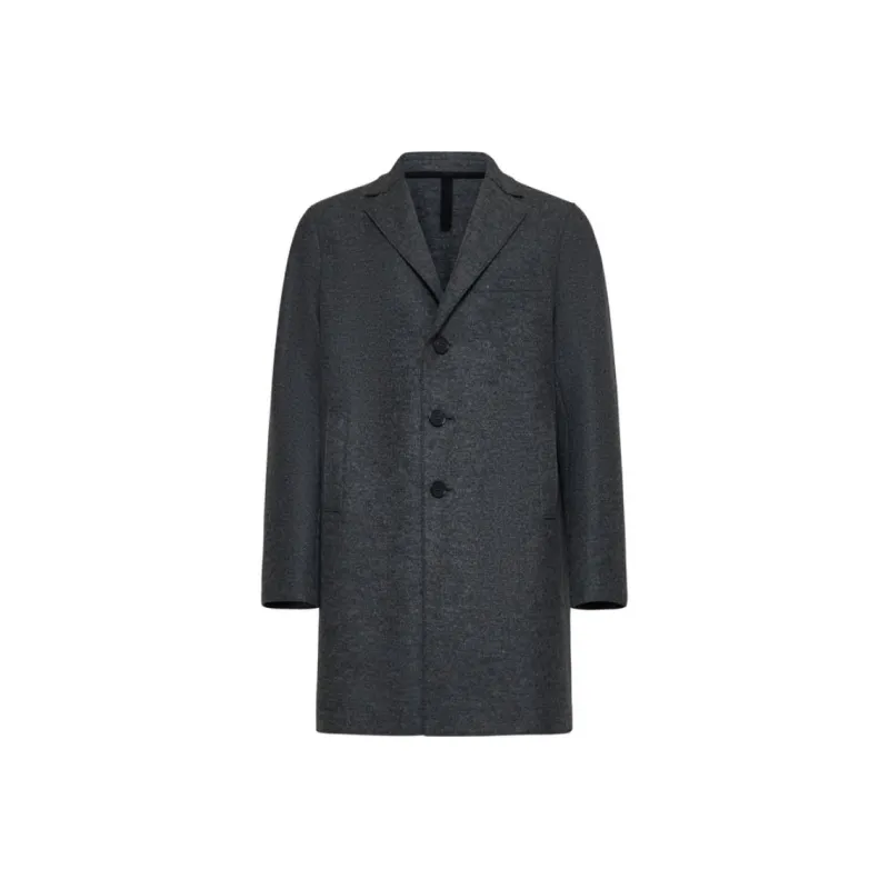 HARRIS WHARF LONDON Virgin Wool Peacoat-0