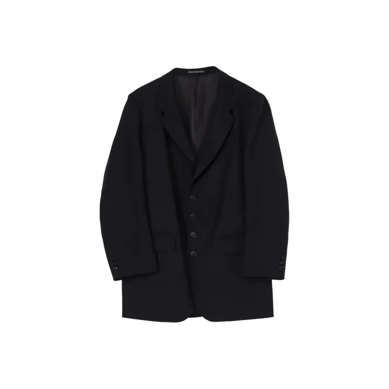 Yohji Yamamoto Hooded Wool Jacket-0