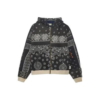 Kapital Fleece Knit Bandana Bivouac Hooded Blouson