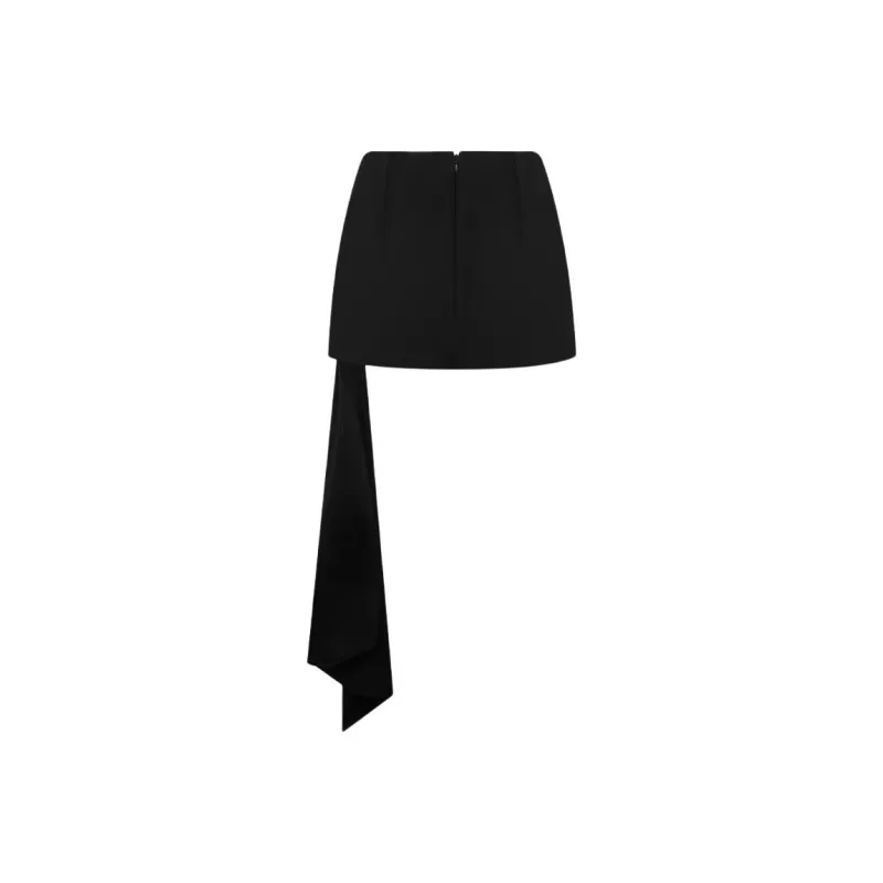 ANN ANDELMAN Casual Short Skirts Women's Black-1