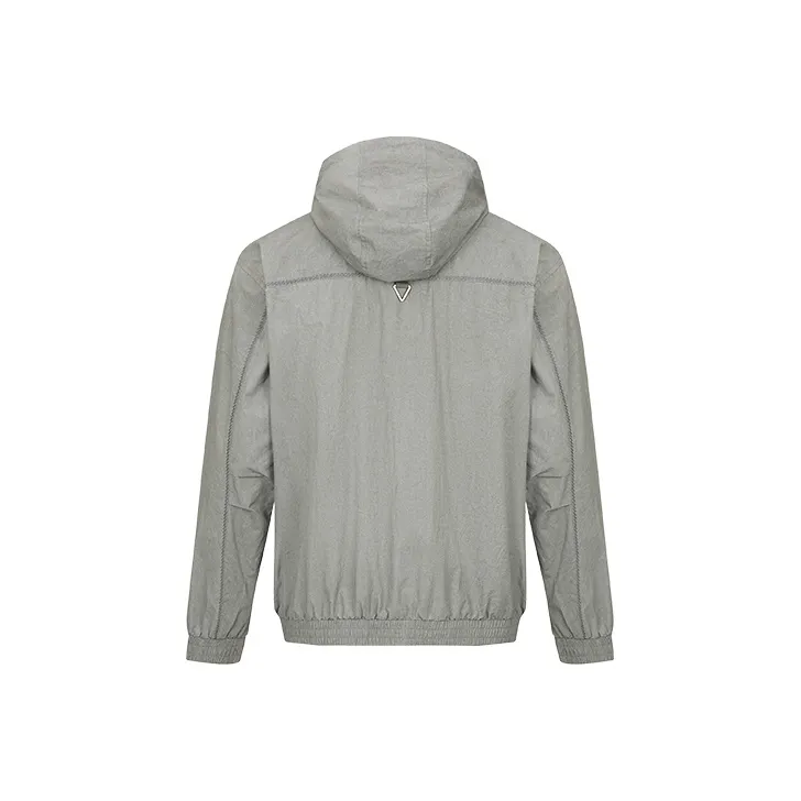 URBAN REVIVO Jacket Men's Cool Gray-1