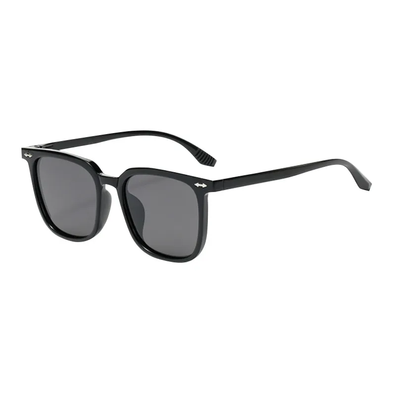 Anxious TR/Memory Plastic Square Sunglasses Unisex-0