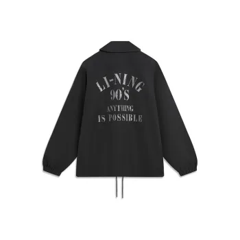 LiNing Ruffle Sports Fashion Collection Jacket Unisex Black