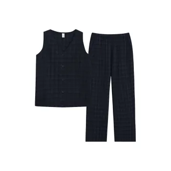 Sha Qian Pajama Set Women's Black