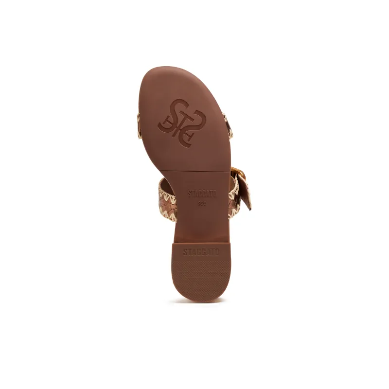 Staccato Rubber Sole Quick Dry Slide Slippers Women's Golden Apricot-4