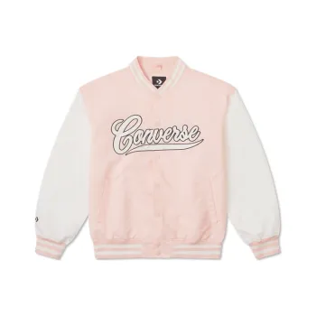 Converse Baseball Jacket Unisex Pink