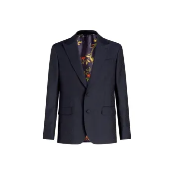 ETRO Peak lapel Single breasted Blazer