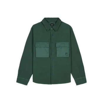 Brain Dead CPO FRENCH TERRY SATEEN SHIRT Jackets Coats Unisex Green