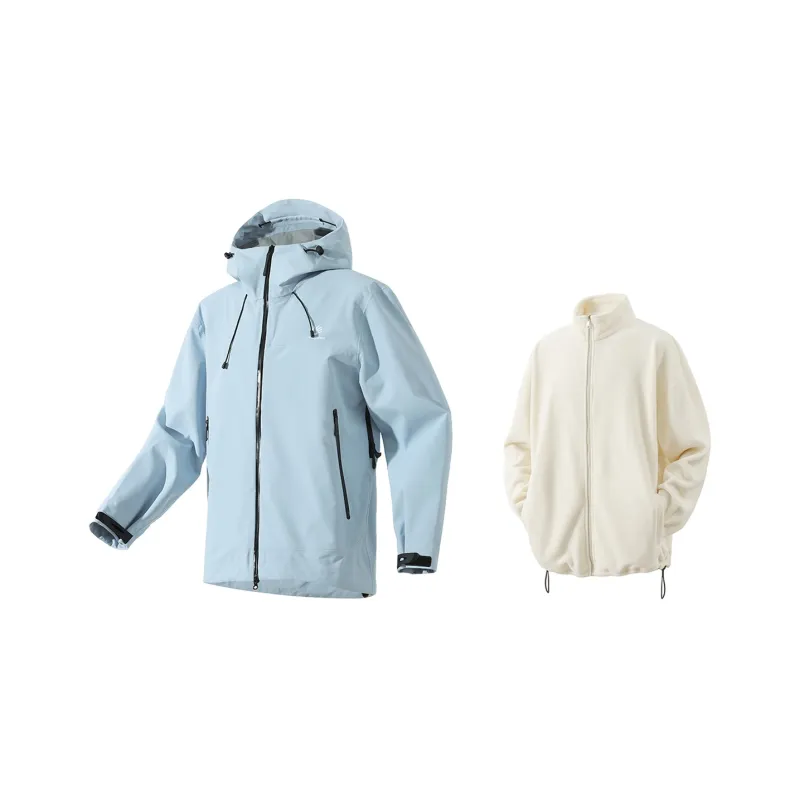 LIVINGTOWN Warm Breathable Water Resistant Windproof Windbreaker Jacket Unisex-20