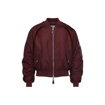 Alexander McQueen Detachable sleeve Bomber Jacket