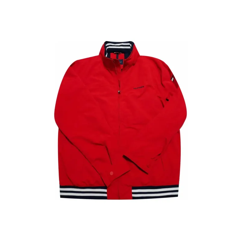 Tommy Hilfiger Essential Regatta Windbreaker Jackets Coats Men's Red-0