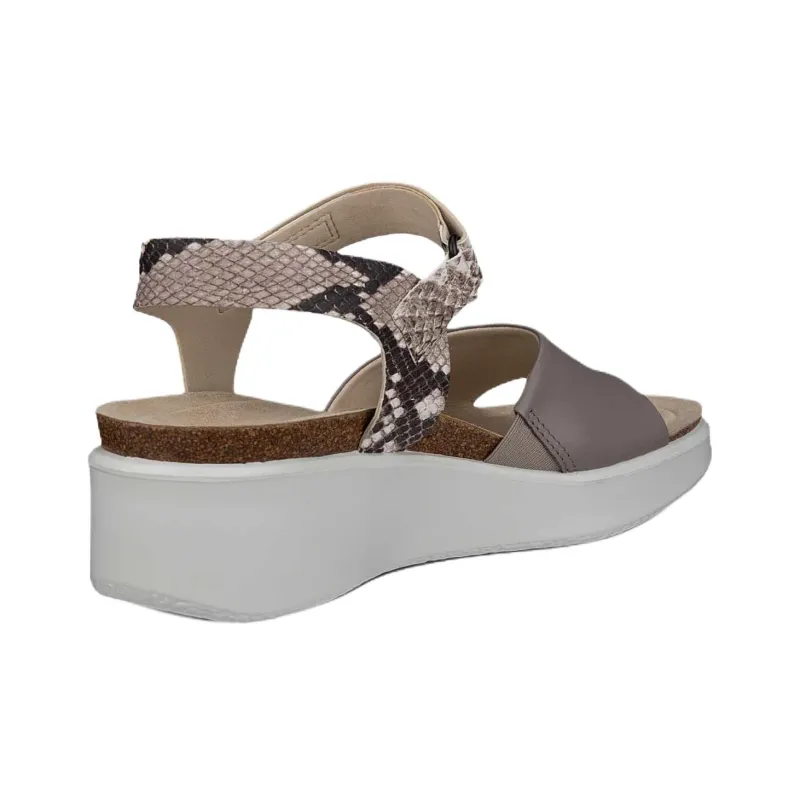 Ecco Flowt One Strap Sandals Women's Gray-2