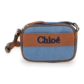 Chloe Cotton Shoulder Bag, Crossbody Bag Regular Kids' Blue